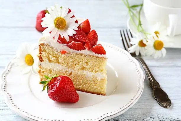 Love this recipe Vanilla Strawberry Cake