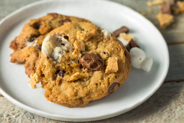 Graham Cracker S'more Cookies