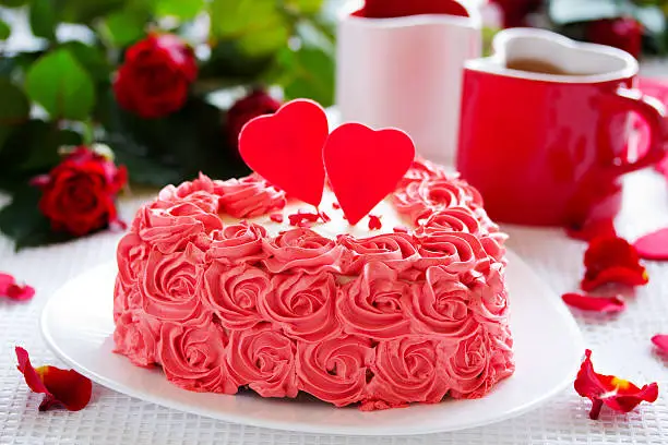 Valentine’s Day cake