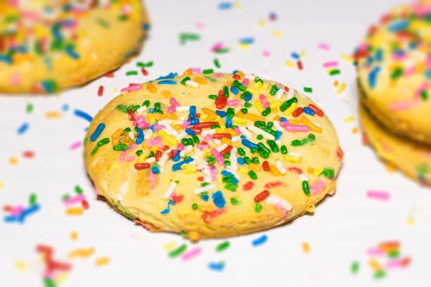 Birthday cake cookies