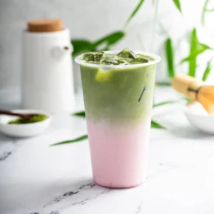 Strawberry Matcha Latte